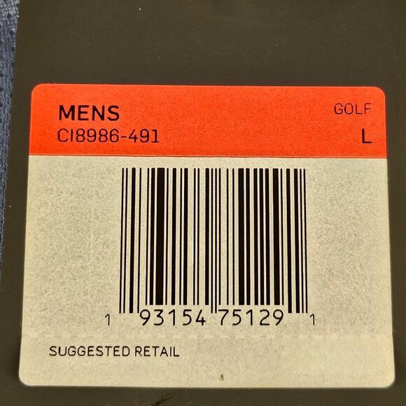 NIKE SHIELD MEN'S GOLF LIGHT BLUE STANDARD FIT PULLOVER SWEATSHIRT - SIZE LARGE - Picture 7 of 12